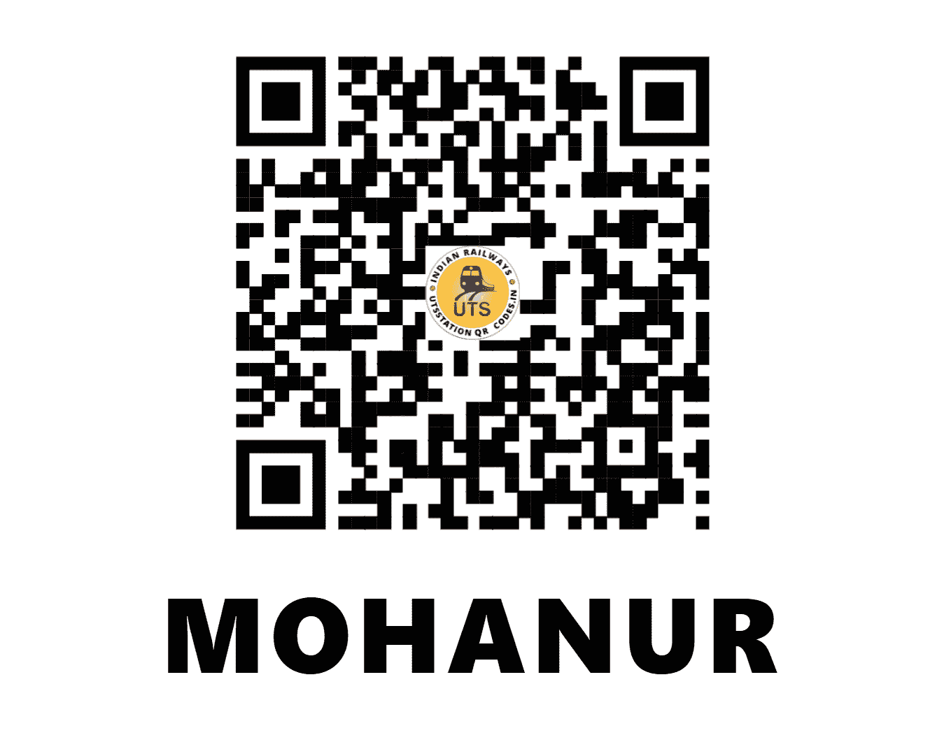 UTS QR Code for MOHANUR - MONR (SR - TAMIL NADU)
